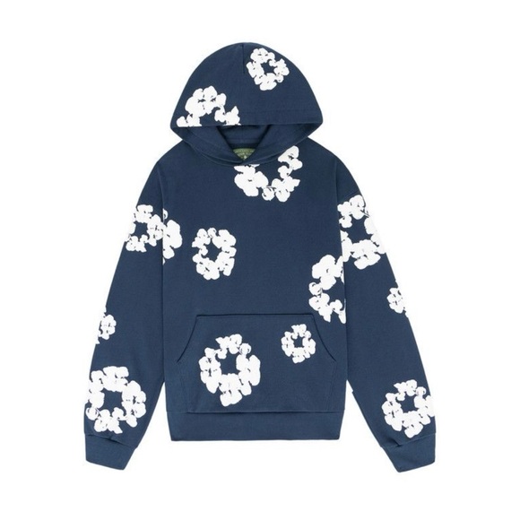 (NAVY) The Cotton Wreath Hoodie
